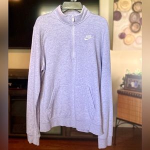 Nike Half-Zip Lavender / Purple / White Sweatshirt